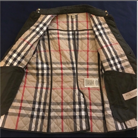 Burberry Olive Quilted Jacket - Picture 4 of 10
